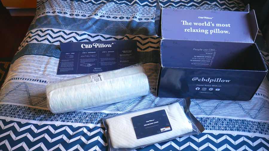 CBD Pillow unboxing