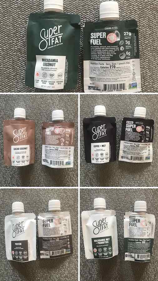 Flavors of nut butter