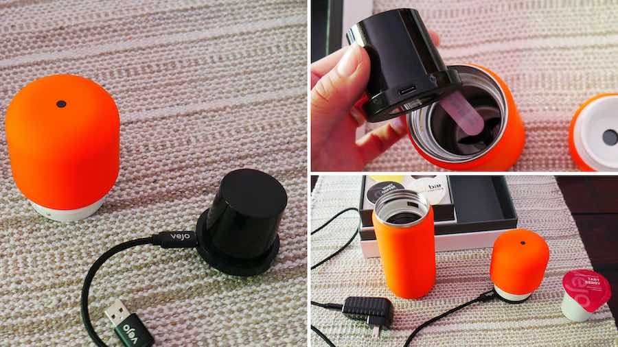 Steps to charge the vejo