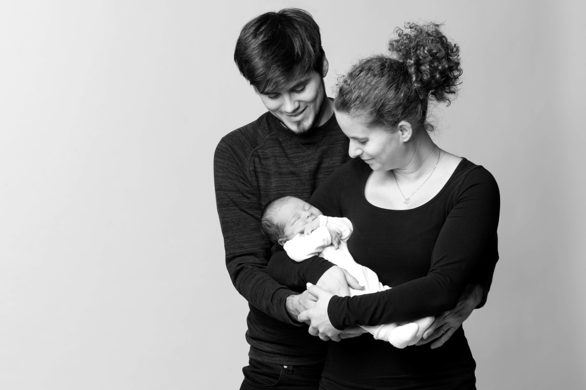 family with the baby