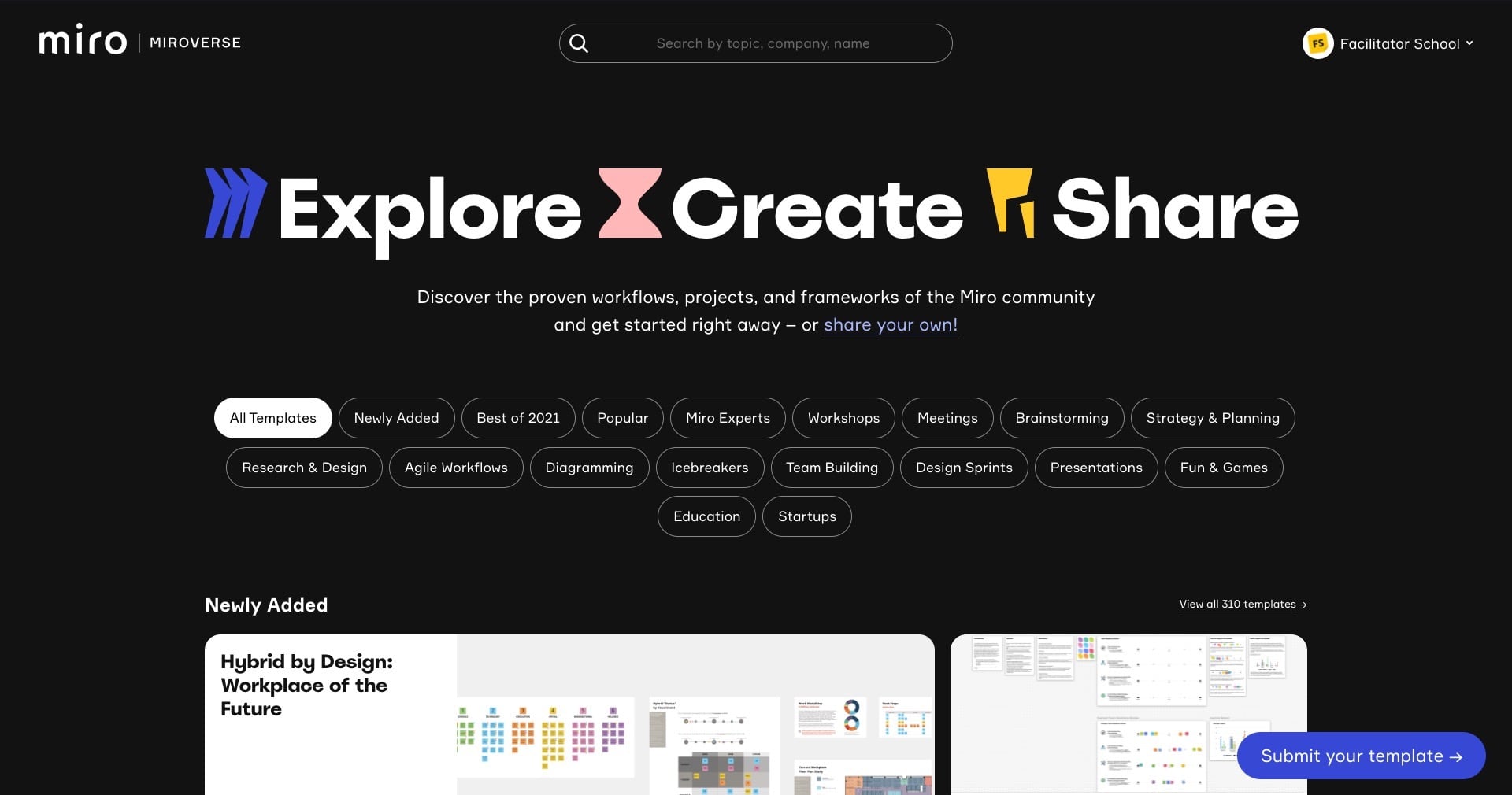 Miroverse screenshot
