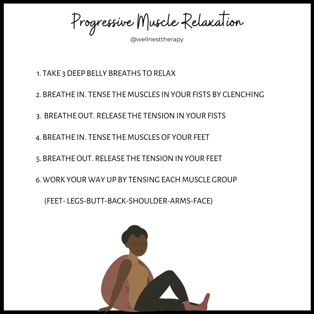 Progressive Muscle Relaxation exercise