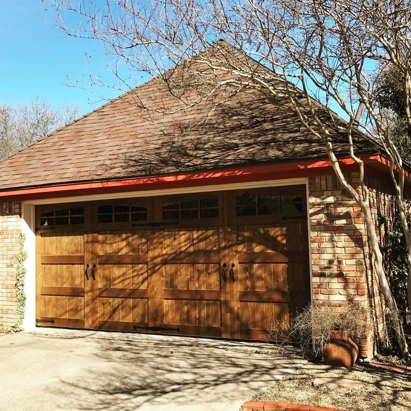 Custom Cedar Wood Garage Doors