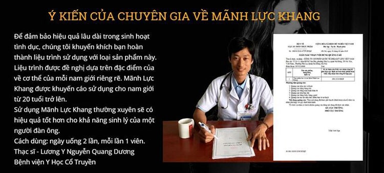 Chuyên gia đánh giá Mãnh Lực Khang