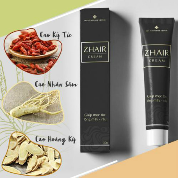 Zhair Cream - Điều trị tóc bạc sớm