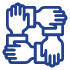 Roman handshake icon