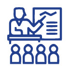 Icon of instructor pointing