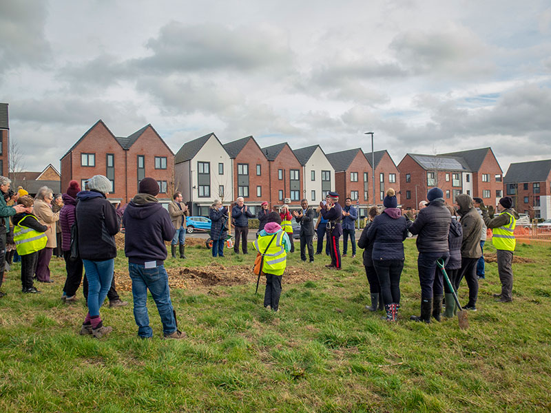 L&Q Estates Milton Keynes Fairfields Community Garden Jubilee