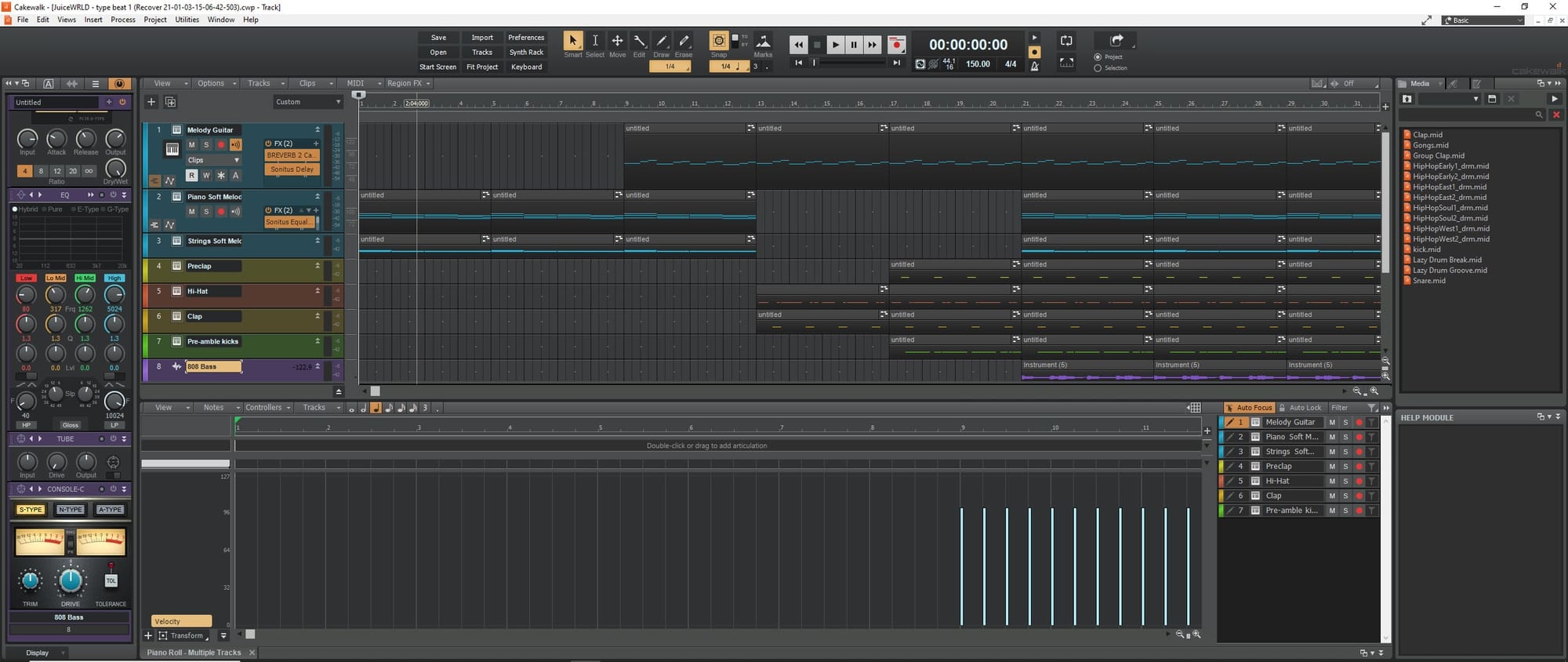 Music Production and Composition in Cakewalk