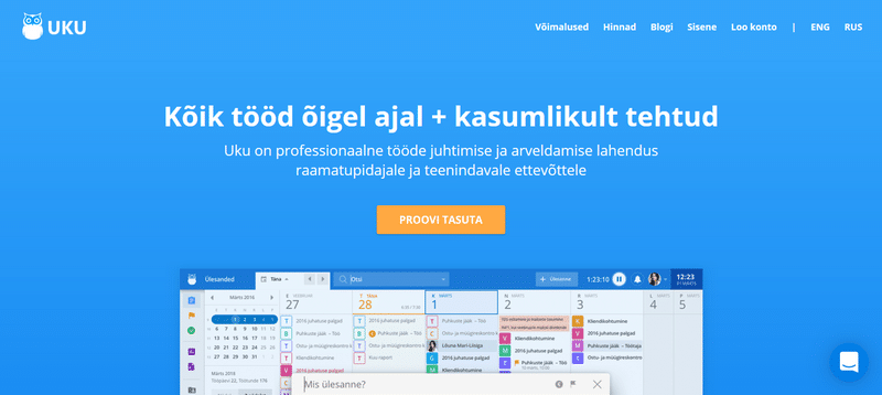 Uku tarkvara avaleht