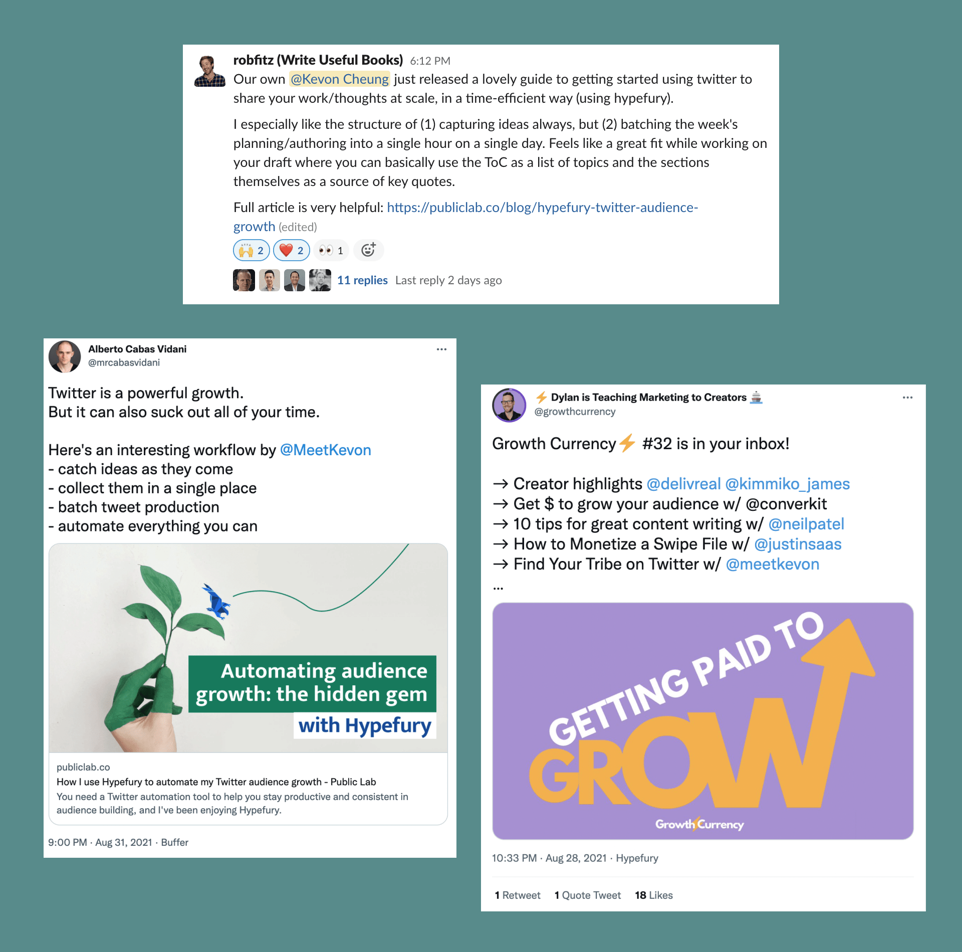 Getting your work reshared is the best way to build credibility