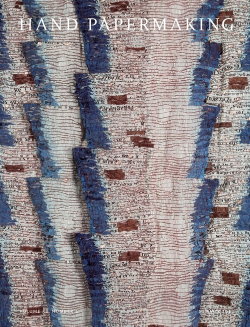 HAND PAPERMAKING, Inc. magazine newsletter portfolios