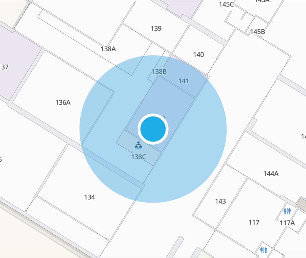 Indoor Maps and Wayfinding MazeMap - 5ff311e38529070832d5a06b Position