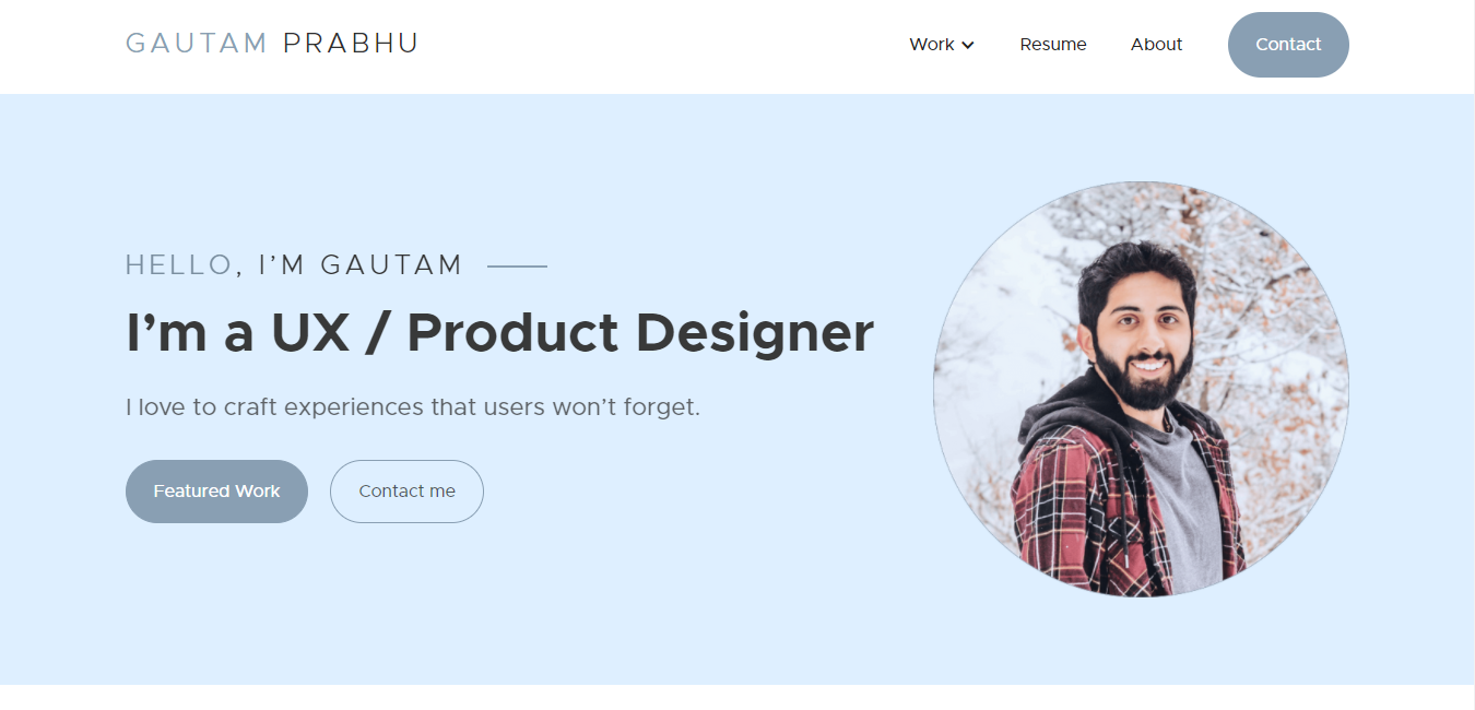 Gautam Prabhu | Portfolio