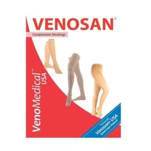 7. Cách trị suy giãn tĩnh mạch chân bằng vớ áp lực Venosan