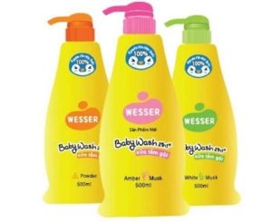 Sữa tắm gội cho bé Wesser 2 trong 1 xuất xứ Hàn Quốc