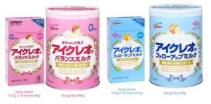 10. Sữa bột Glico – Sữa dành cho bé biếng ăn chậm tăng cân Nhật Bản