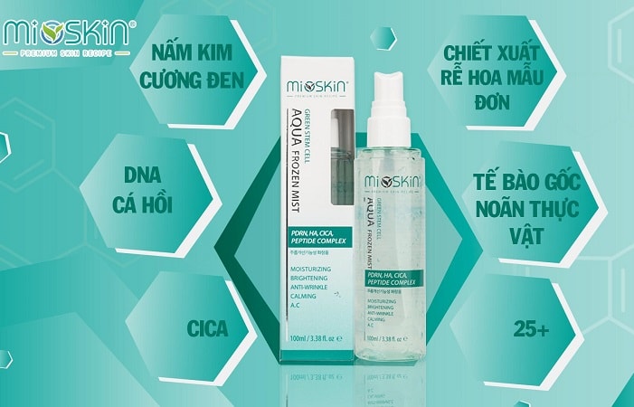 Thành phần có trong xịt dưỡng MIOSKIN