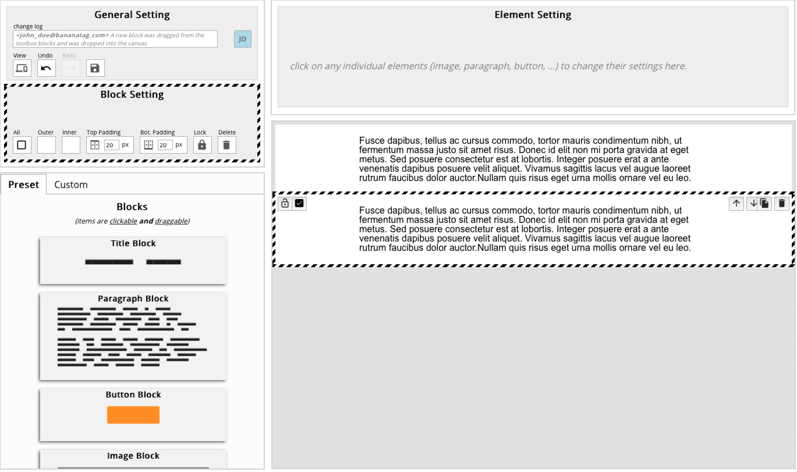 Email Designer Bananatag