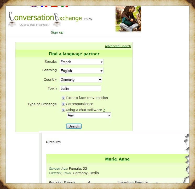 conversation exchange