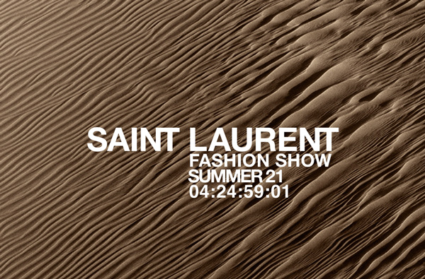 watch the saint laurent summer ‘21 show live