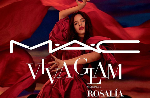 rosalia is the next artist to collaborate with mac cosmetics