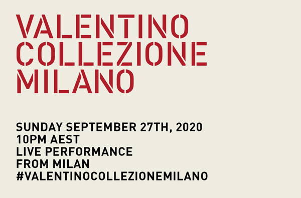 watch the valentino ss21 show live from milan