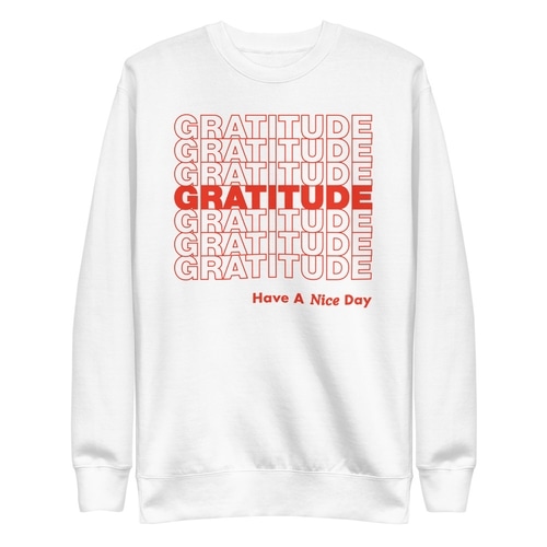 gratitude sweater