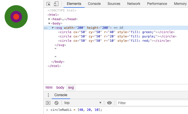 Create D3.js SVG Circle Data Visualization Using Bound Data