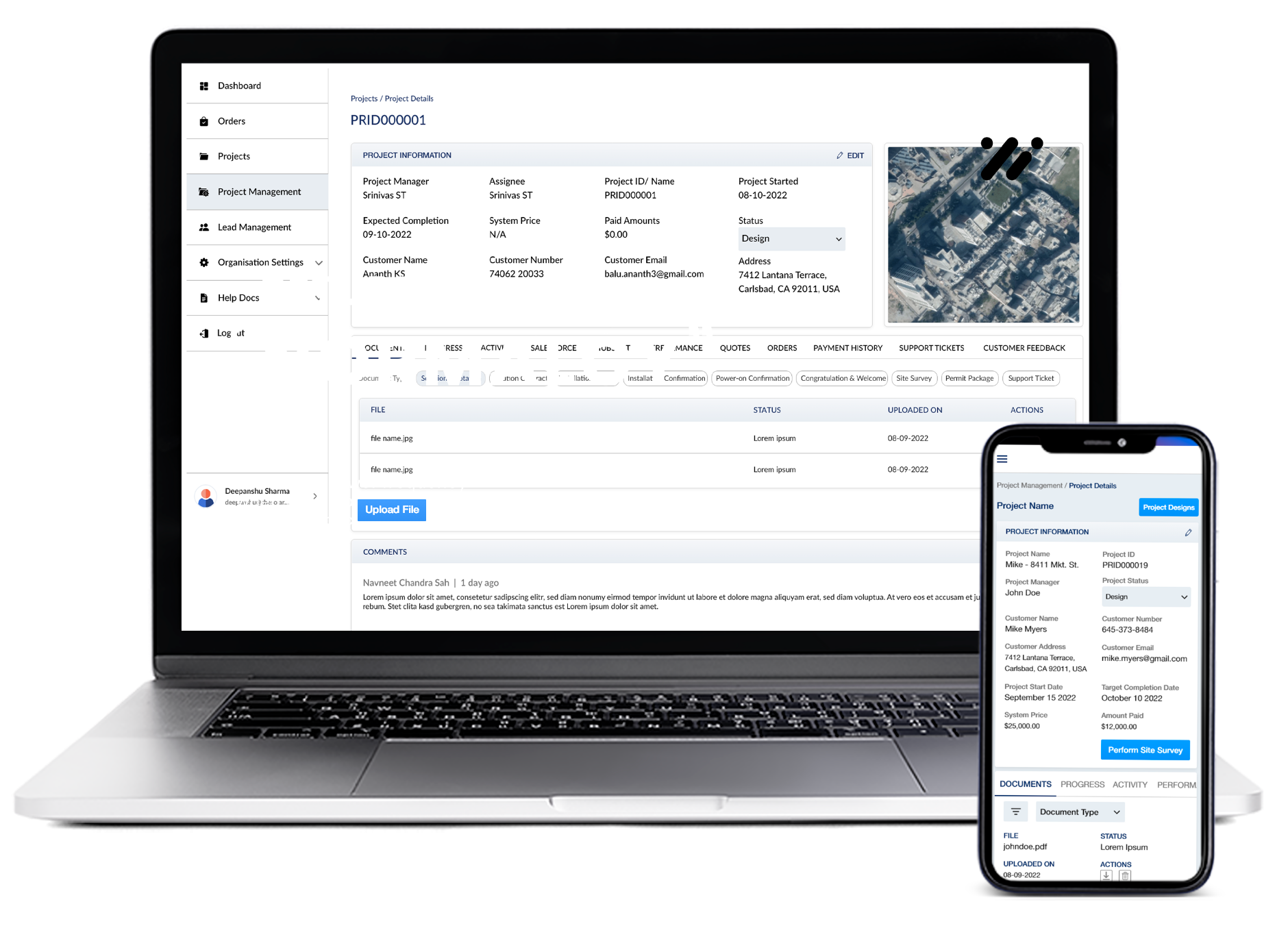Desktop and Mobile illustration