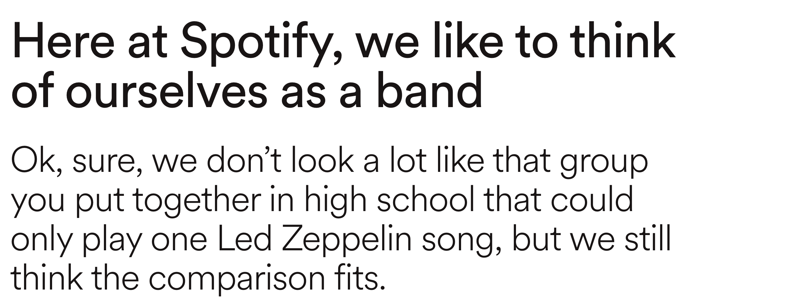Employer Branding Value Proposition Spotify