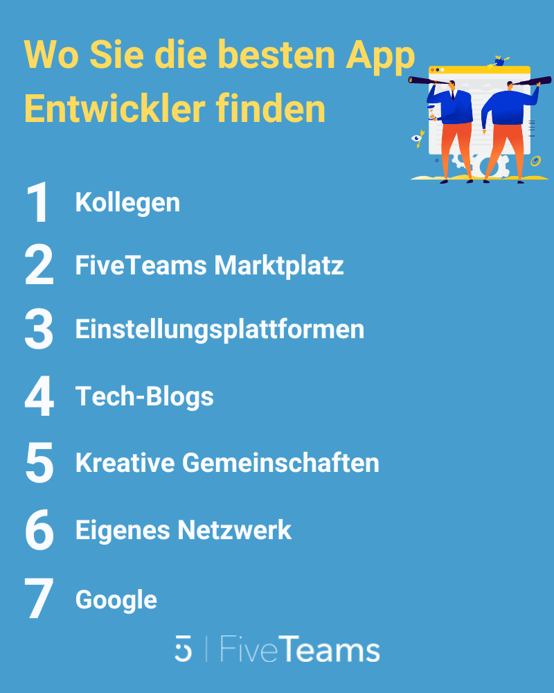 Ort um App Entwickler zu finden