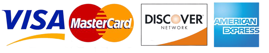 Credit card logos.