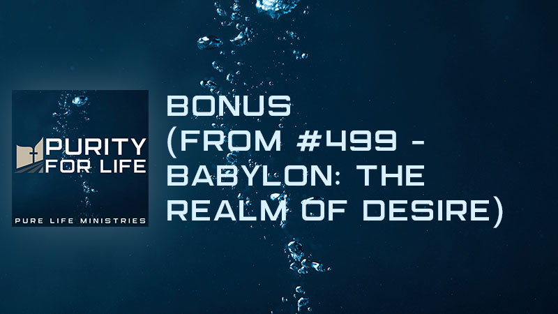 Bonus from Purity for Life Episode #499: Babylon: The Realm of Desire