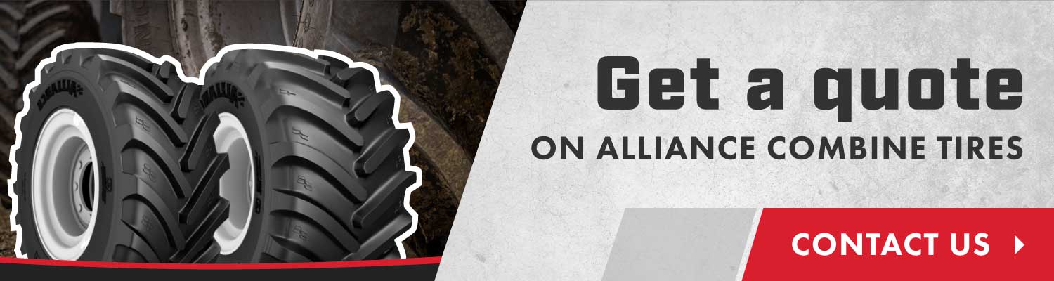 Get a quote on Alliance combine tires