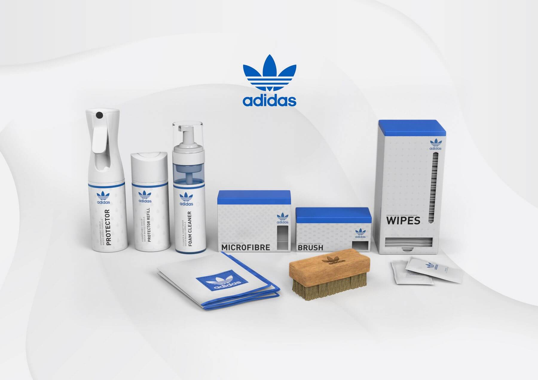every item of the adidas Originals Shoe Care Collection