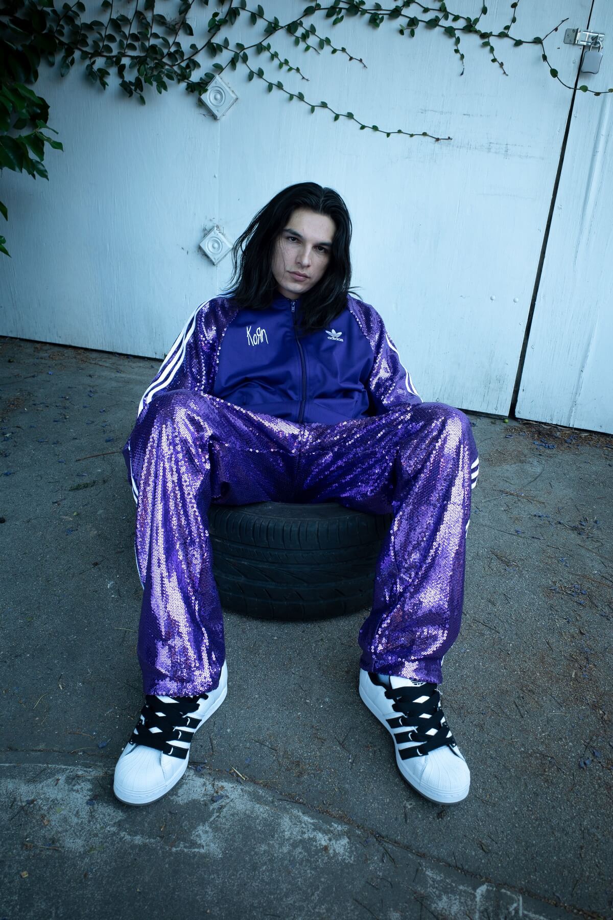 adidas x Korn Supermodified - Footwear White / Core Black / Rich Purple - IG0793