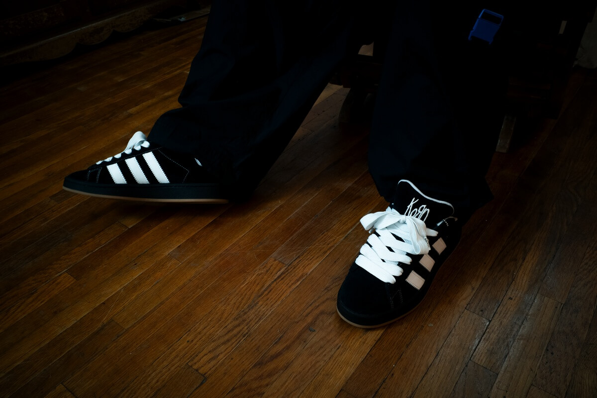 adidas x Korn Campus 00s - Core Black / Footwear White / Rich Purple - IG0792