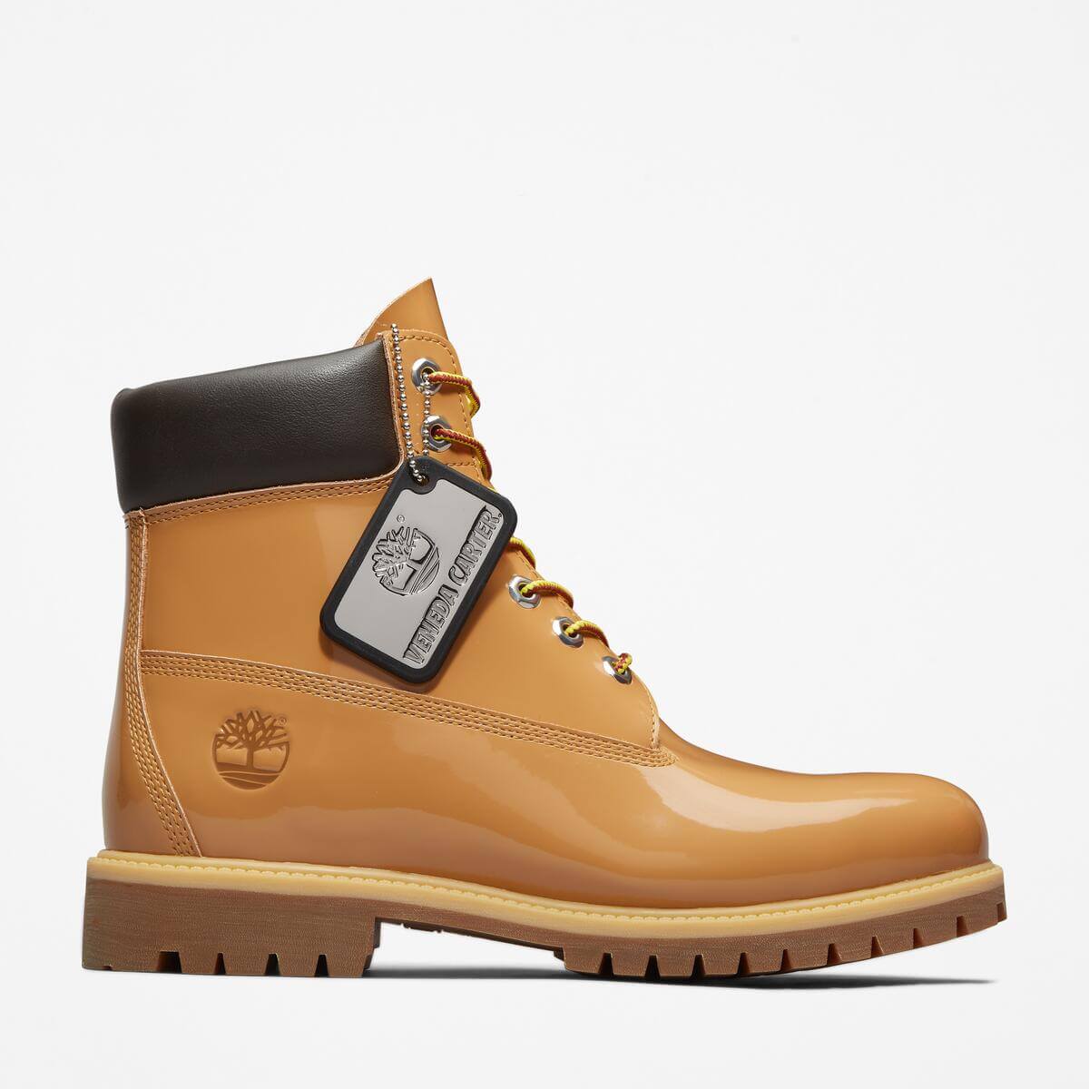 Timberland x Veneda Carter 6-Inch Patent Boot - Wheat Patent - TB0A65J32311