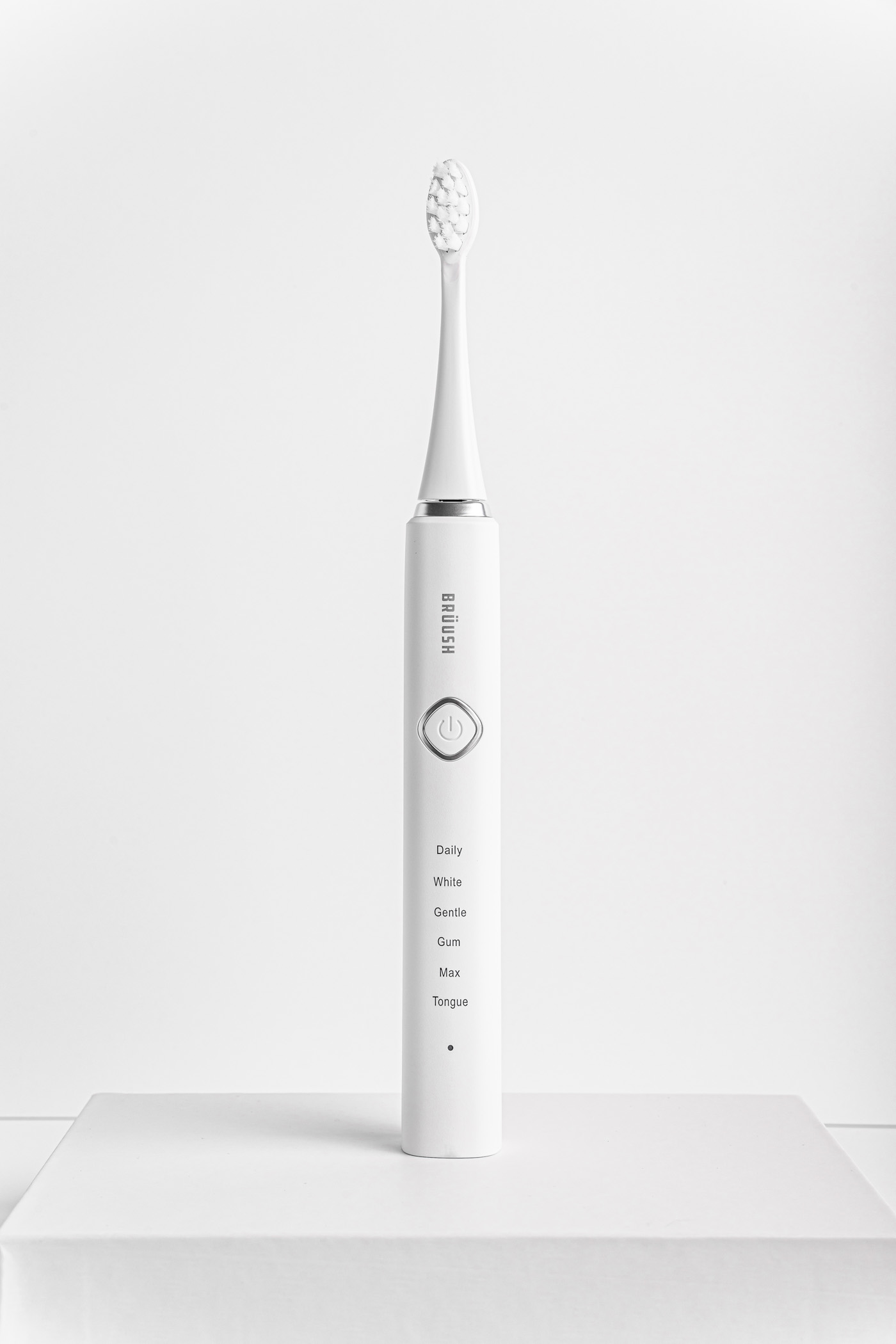 best affordable white electric toothbrush by bruush