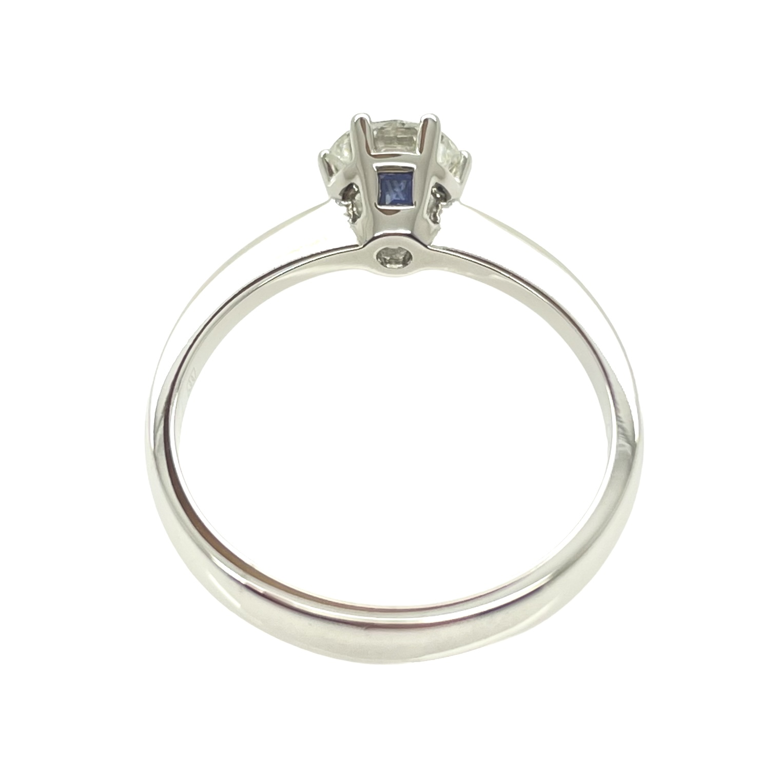 Wagner Weißgold Solitaire Ring mit 0.77ct Brillant — Bild 4 von 7