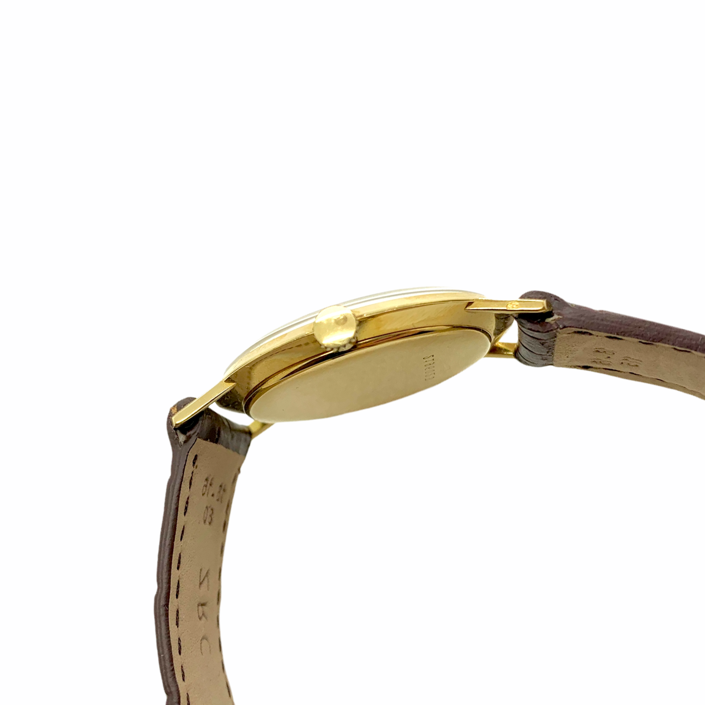 Vintage Gelbgold Handaufzug — Bild 6 von 6