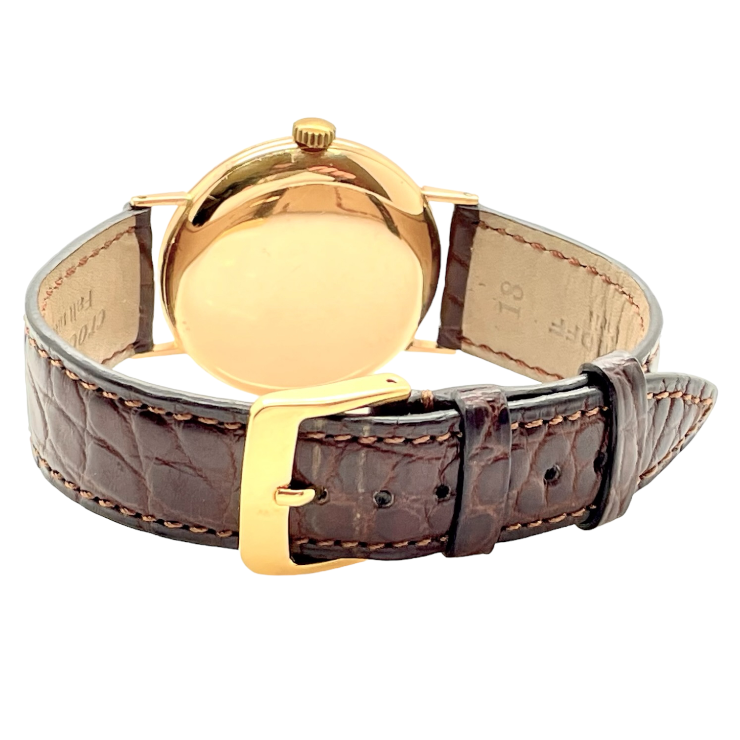 Vintage Rosegold Zifferblatt Signiert Mit "W. Horovitz Alexandrie" (Retailer) — Bild 4 von 6