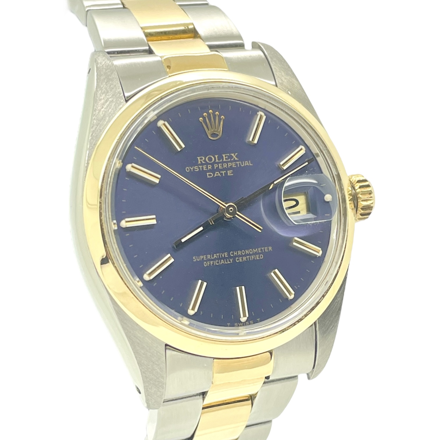 Oyster Perpetual 34 Blaues Blatt Lange Indizes aus 1960 — Image 2 of 5