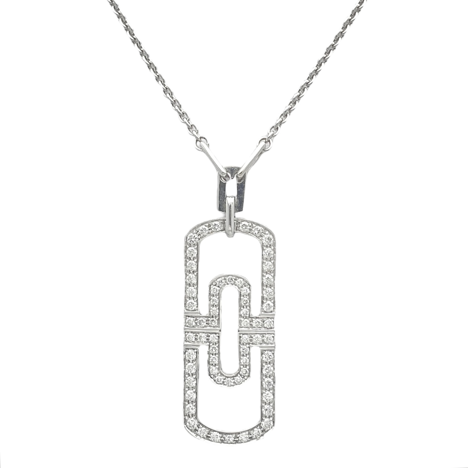 Bulgari Special Collection "Parentesi" Kette und Ohrringe Set — Image 3 sur 12
