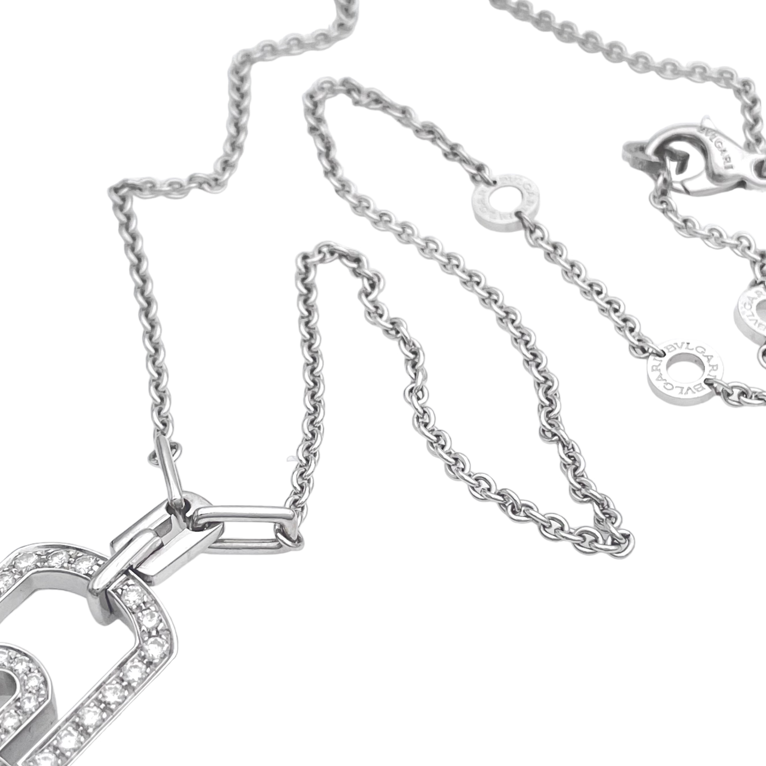 Bulgari Special Collection "Parentesi" Kette und Ohrringe Set — Image 6 sur 12