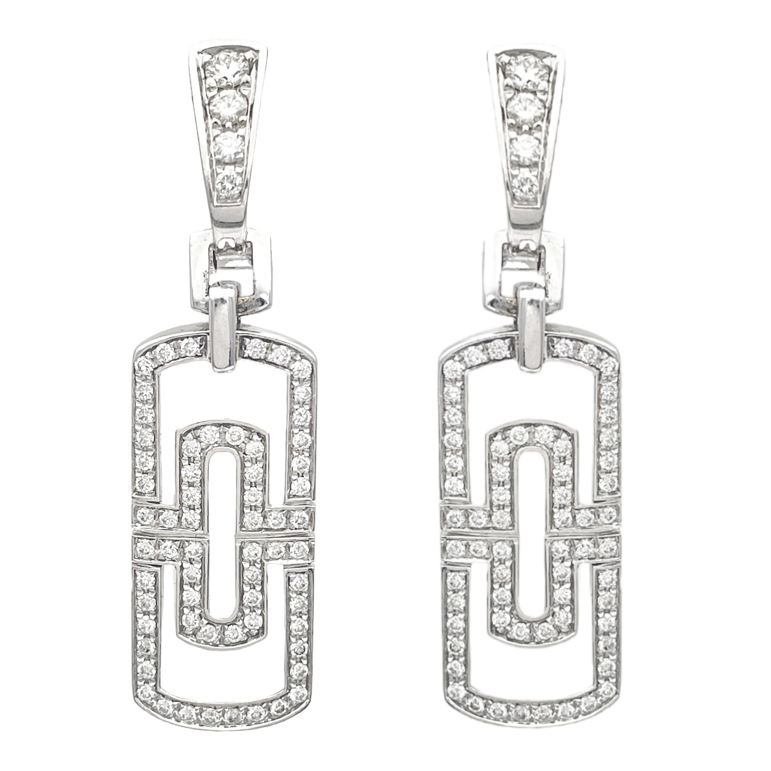 Bulgari Special Collection "Parentesi" Kette und Ohrringe Set — Image 8 sur 12