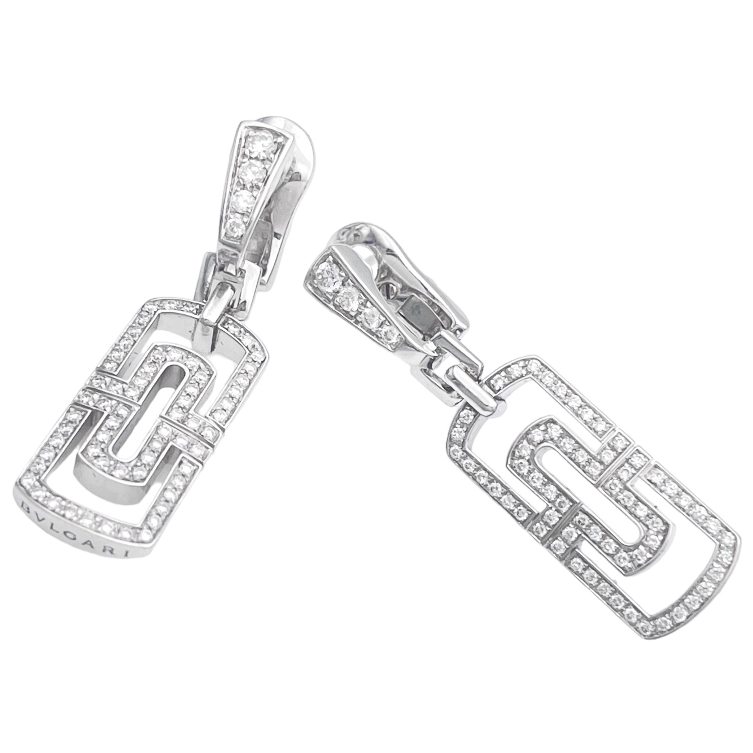 Bulgari Special Collection "Parentesi" Kette und Ohrringe Set — Image 10 sur 12