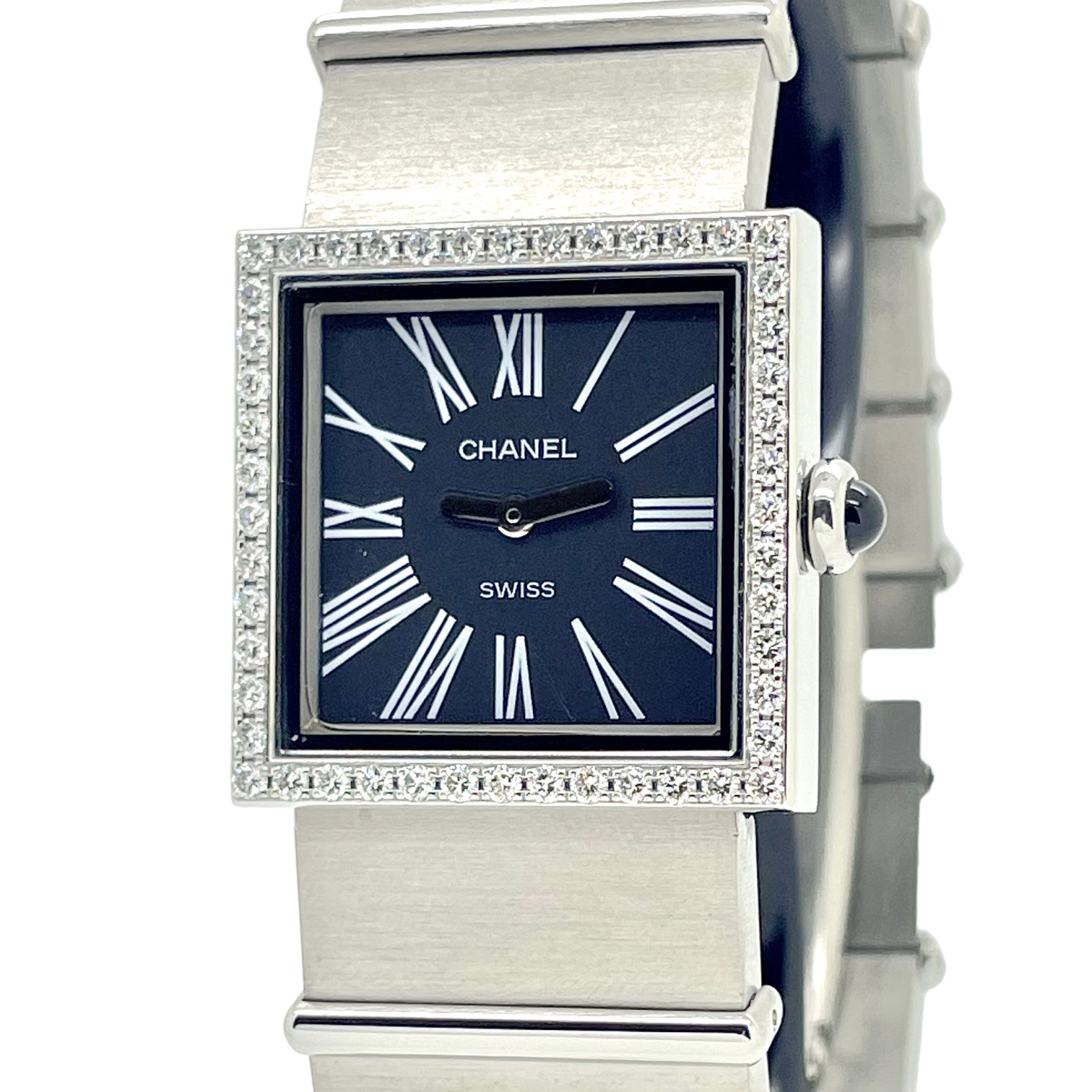 Mademoiselle Factory Diamantlünette Stahlband Seltenes Modell — Image 3 of 6