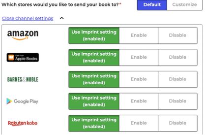 Self-publishing platforms